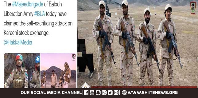 کراچی، پاکستان اسٹاک ایکسچینج پر حملے کی ذمہ داری بلوچ لبریشن آرمی نے قبول کرلی