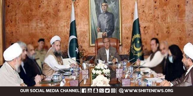 صدر پاکستان عارف علوی سے شیعہ قائدین کی ملاقات، محرم کیلئے 20 نکاتی ایس او پیز پر اتفاق