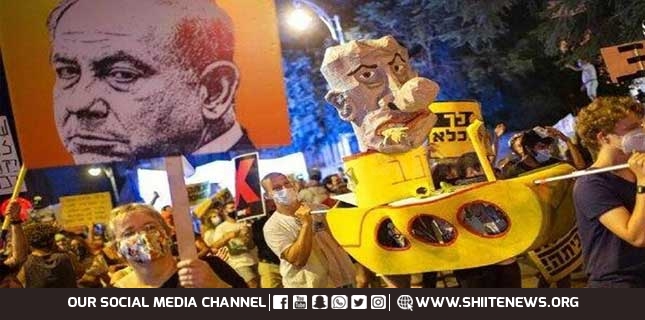 نیتن یاہو کی کرپشن کے خلاف عوام سڑکوں پر نکل آئی، استعفی کا مطالبہ