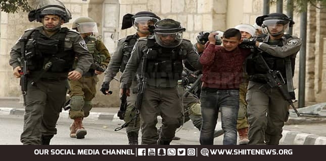 فلسطینیوں کو گرفتار