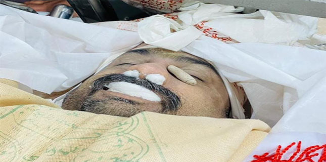 شہید سلمان حیدر کو وادی حسین قبرستان میں سپرد خاک کردیا گیا