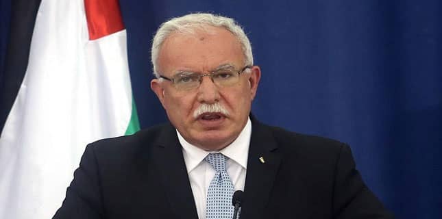 فلسطینی وزیرخارجہ