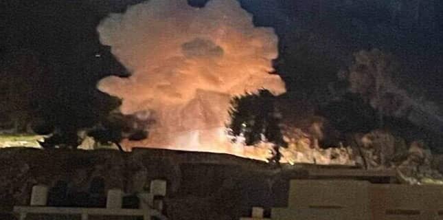 نابلس میں بم دھماکہ