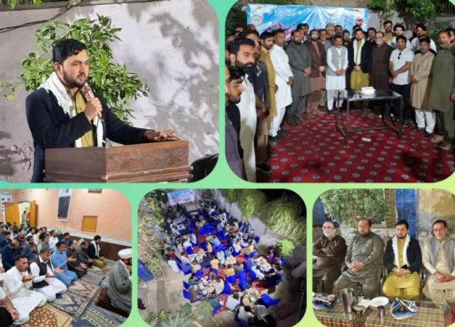 مرکزی صدر آئی ایس او کی ہمدرد ہاؤس ملتان میں افطار ڈنر پر شرکت اور خطاب