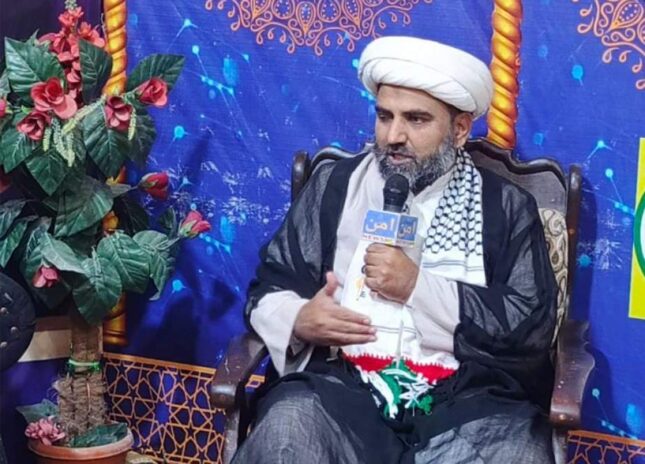 پوری قوم 27 رمضان کو فلسطینی بھائیوں سے اظہار یکجہتی کرے، علامہ مقصود ڈومکی
