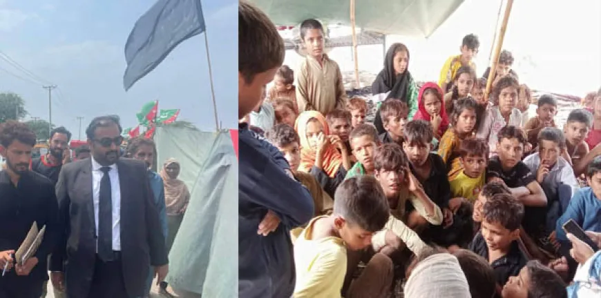 جھنگ میں ایم ڈبلیو ایم کا سب سے بڑا ریلیف آپریشن، علی قاسم بخاری کا خیمہ بستی کا دورہ