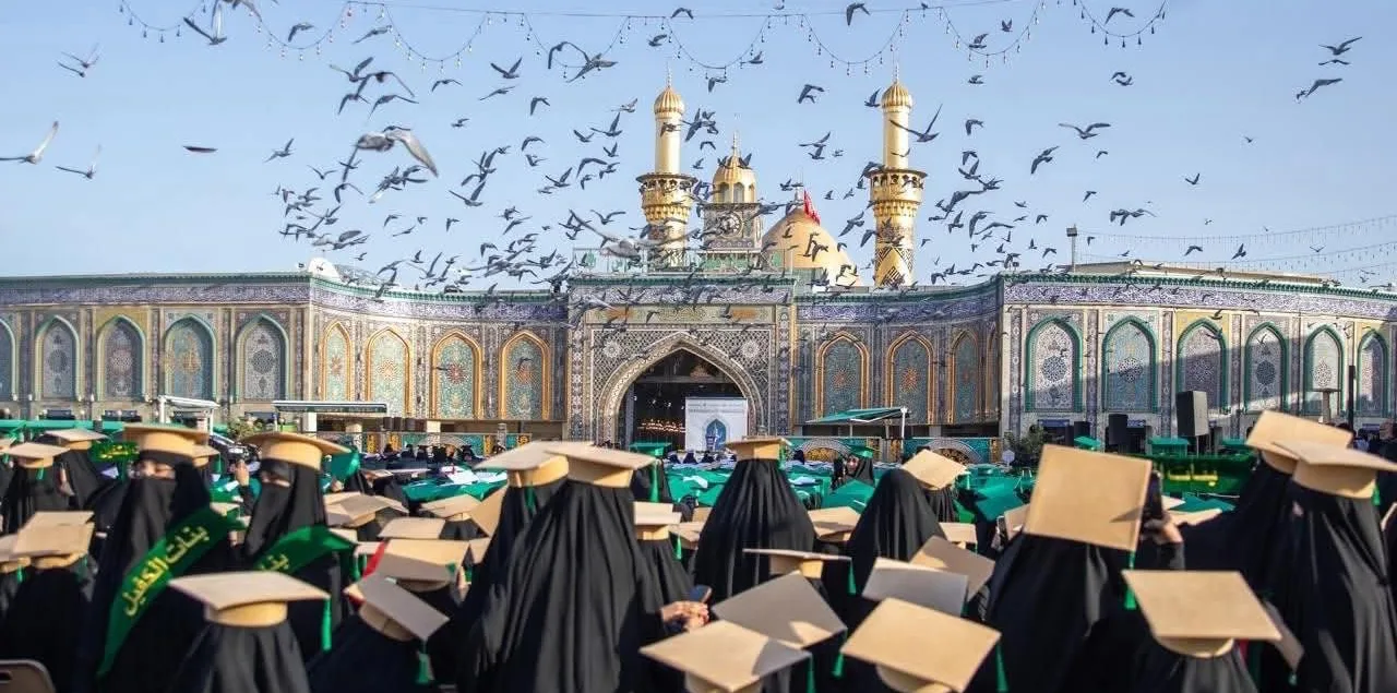 حرم مولا غازی عباسؑ میں پاکستان سمیت دنیا بھر سے 5ہزار طالبات کی مرکزی گریجو ایشن تقریب میں شرکت