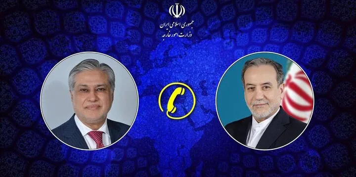 ایران و پاکستان کے وزرائے خارجہ کا ٹیلیفونک رابطہ: دوطرفہ تعلقات اور خطے میں امن پر تبادلہ خیال