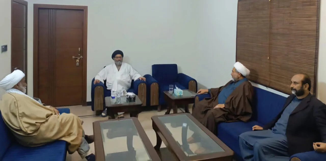 علامہ سید ساجد علی نقوی سے اسلامی تحریک پاکستان کی سیاسی انتخابی کمیٹی کی اہم ملاقات