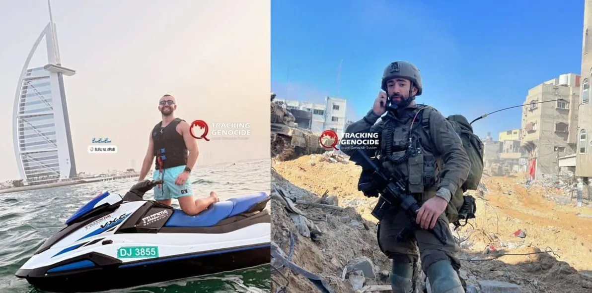 فلسطینی بچوں کا خون تازہ، اسرائیلی دہشت گرد فوجی کمانڈر دبئی کے ساحلوں پر آرام فرما