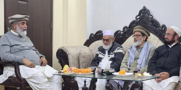 علامہ عارف حسین الحسینی اور علامہ سید جواد ہادی کی قائد حزب اختلاف سینیٹر علامہ راجہ ناصر عباس سے ملاقات، مبارکباد اور نیک خواہشات