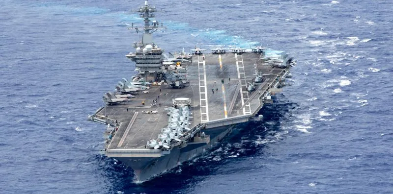 آبراہم لنکن بیڑہ اب بھی ایران کے میزائلوں کی زد میں، 1800 کلومیٹر تک ہر امریکی جہاز خطرے میں