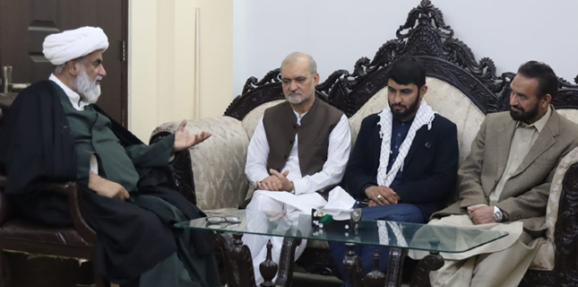 امیر جماعت اسلامی پاکستان حافظ نعیم الرحمٰن کی سربراہ ایم ڈبلیوایم سینیٹرعلامہ راجہ ناصرعباس سے ملاقات، رہبر معظم کی شہادت پر تعزیت