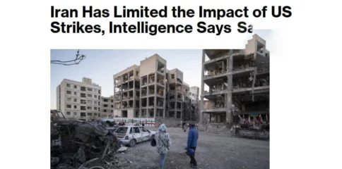 بلومبرگ: مغربی انٹیلی جنس کا اعتراف، ایران نے جنگ سے پہلے کی منصوبہ بندی سے امریکی اسرائیلی حملوں کے اثرات ختم کر دیے