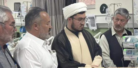 علامہ علی حسنین حسینی کی ہزار گنجی کے زخمیوں کی عیادت، مالی معاونت بھی فراہم