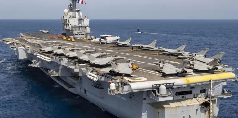 فرانس کا نوآبادیاتی انداز: ایک طرف تعاون کا لبادہ، دوسری طرف طیارہ بردار بحری بیڑا