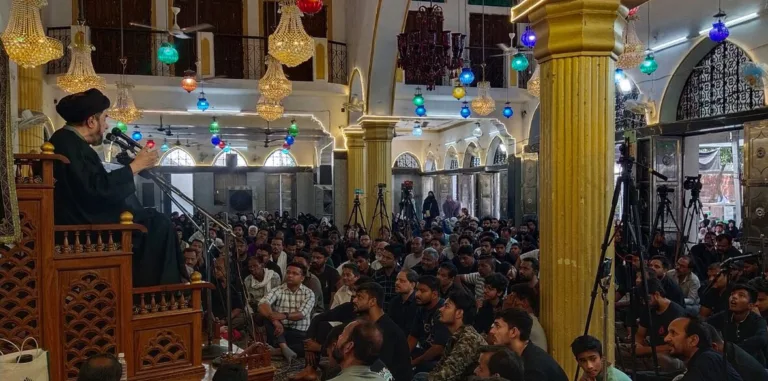 عزائے امام حسینؑ شعائر اللہ میں ہے، کربلا سے زیادہ صبر و شکر کہیں نہیں، مولانا سید کلب جواد نقوی