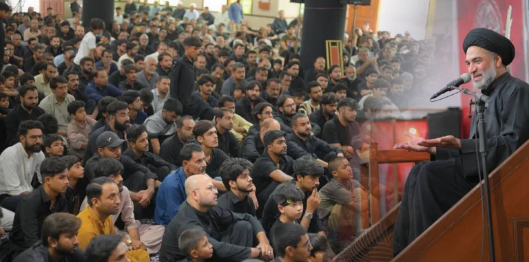 محرم الحرام صبر، استقامت، حق گوئی اور باطل کے خلاف ڈٹ جانے کا درس دیتا ہے، علامہ سید علی رضا رضوی