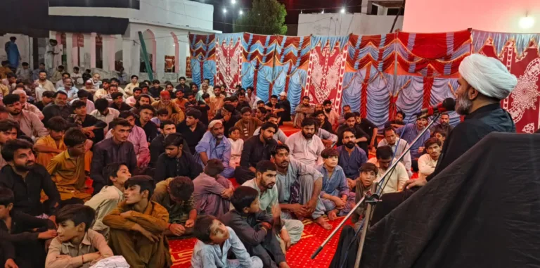 نواسۂ رسولؐ حضرت امام حسین علیہ السلام نورِ خدا اور چراغِ ہدایت ہیں، علامہ مقصود علی ڈومکی