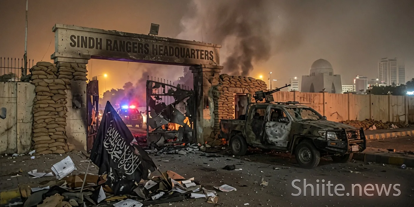 سندھ رینجرز ہیڈکوارٹر پر تکفیری دہشتگردوں کا حملہ