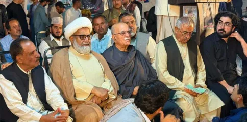 علامہ راجہ ناصر عباس جعفری کی زیارت شہداء دھرنے میں شرکت