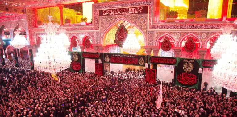 کربلا میں شہید رہبر کی تشییع: لاکھوں عزاداروں کا بے مثال اجتماع