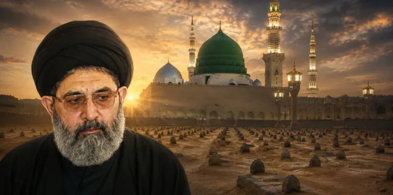 حضرت محمد مصطفیٰؐ انسانیت کی ہدایت کا مرکز و محور امام حسنؑ سیرتِ نبوی کا عملی نمونہ تھے، علامہ سید ساجد علی نقوی