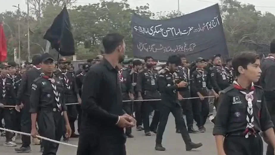چپ تعزیہ کراچی جلوس
