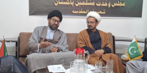 صراط تبلیغی مرکز کے وفد کی مجلس وحدت مسلمین شعبہ قم کے قائدین سے اہم ملاقات