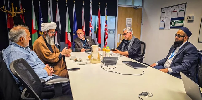 برمنگھم میں علامہ انور علی نجفی کی ڈاکٹر ہانی البنّا اور ان کی ٹیم سے ملاقات