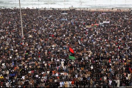 Libyan infantry commander joins people