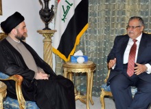 Iraqi President Talabani and Hakeem stress importance to implement political agreements