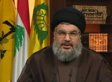 shiitenews_Sayyed_Hassan_Nasrallah_Salutes_Palestinian_Protestors_in_Golan
