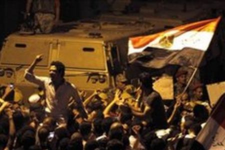 Egyptians storm Israeli embassy