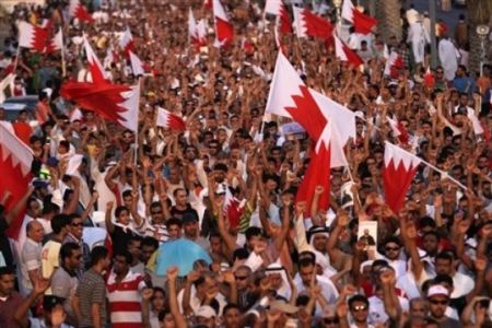 Bahrainis stage mass anti-regime demo