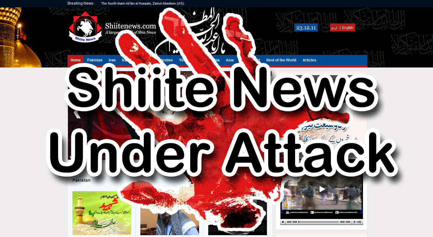 Shiite News Website comes under the attack of Nasabi Jamati hackers