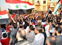 Mass Gatherings in Damascus in Rejection of Foreign Interference