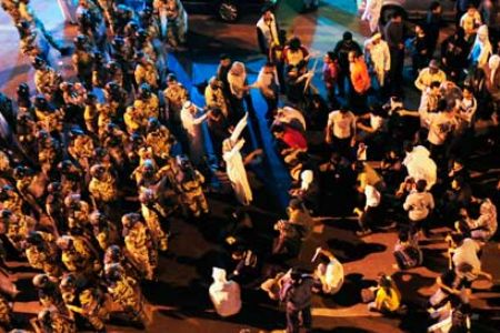 Saudis protest against Al Saud