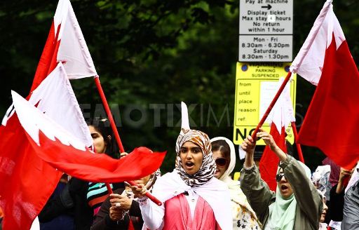 Protest-outside-Bahrain-Embassy-in-London-11