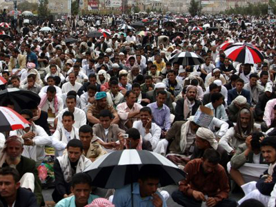 yemen protester