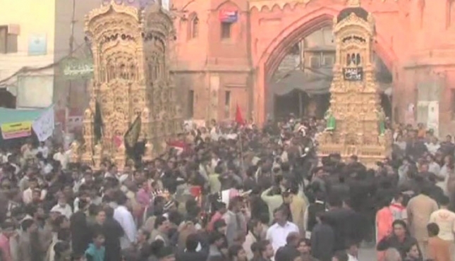 8th Moharram azadari processions in every nook and corner of Pakistan