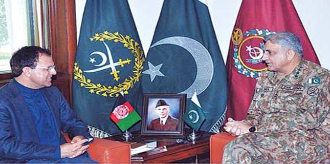 Afghan ambassador meets COAS as Pakistan blames NDS for terrorist attacks