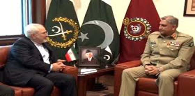 Army Chief tell Zarif Pakistan committed to lasting relations with Iran