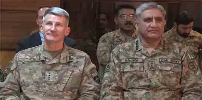 Army chief urges US commander to stop use of Afghan soil against Pakistan