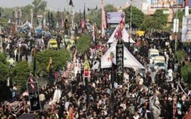 Ashura being observed to commemorate Imam Hussain martyrdom anniversary in Pakistan
