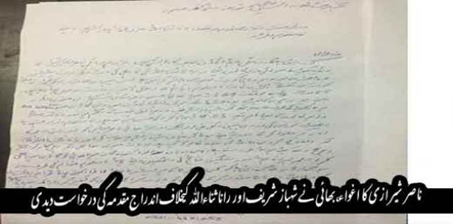 Brother seeks to lodge FIR against Punjab CM, Law Minister for Nasir Shirazi kidnapping