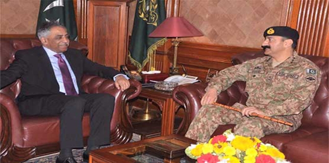 Corps commander in meeting with Sindh governor vows to continue Karachi Operation