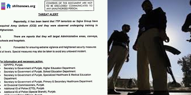 Deobandi terrorists planning attacks in Punjab, threat alert issued