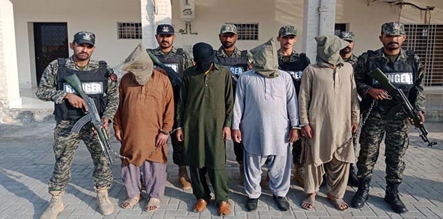 Four Deobandi Taliban terrorists arrested in Dera Ghazi Khan