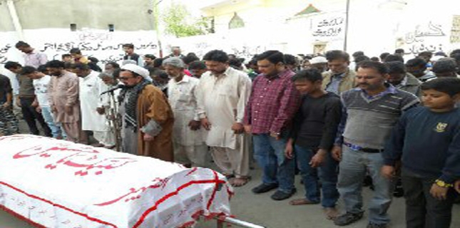 Funeral prayers of martyr Zulfiqar Hussain Abidi held in Karachi